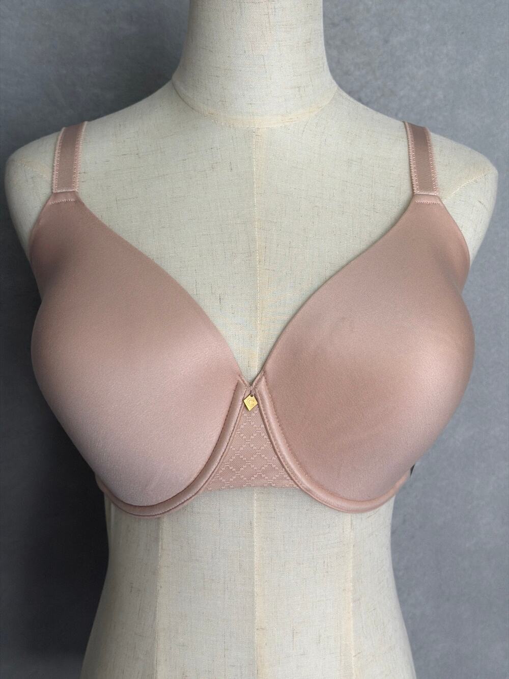 Chantelle Norah Chic T-Shirt Bra Underwire in Rose Women's 38D NEW